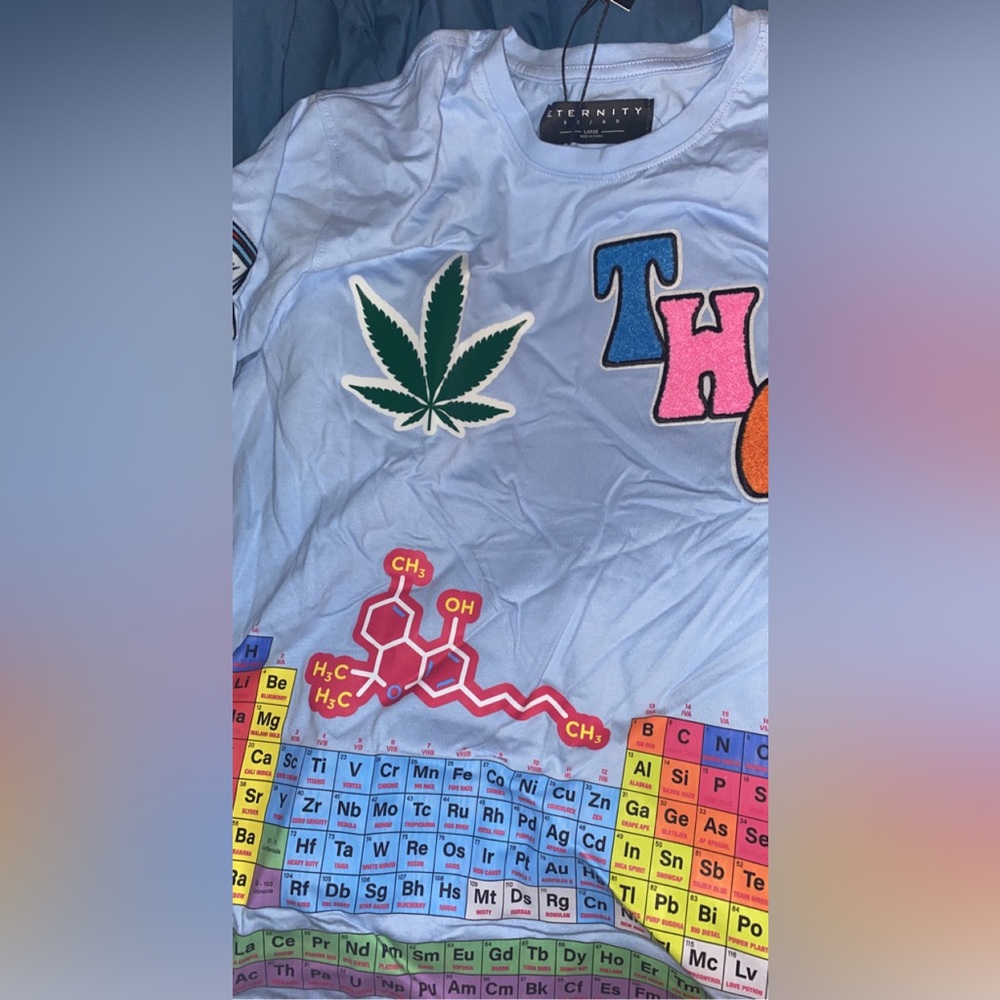 Women’s blue shirt